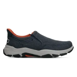 Sneakers|Sneakers>Rockport Men's Reece Step Activated Casual Slip-on DarkBlueCanvas