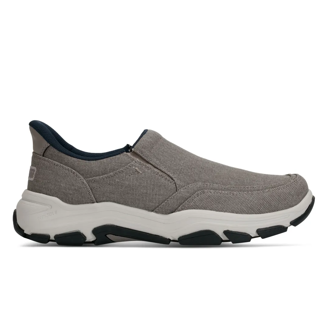 Sneakers|Sneakers>Rockport Men's Reece Step Activated Casual Slip-on GreyCanvas