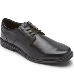 Oxfords & Lace-ups|Oxfords & Lace-ups>Rockport Men's Robinsyn Waterproof Plain Toe Oxford BLACK