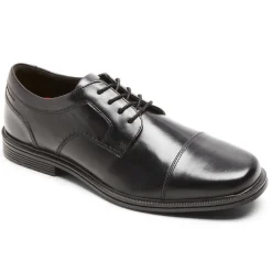 Oxfords & Lace-ups|Oxfords & Lace-ups>Rockport Men's Robinsyn Waterproof Cap Toe Oxford BLACK