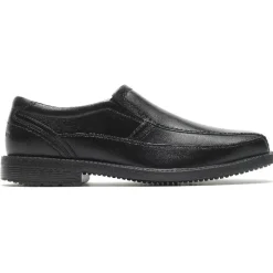Loafers & Slip-ons|Loafers & Slip-ons>Rockport Men's Style Leader 2 Bike Toe Slip-On BLACK