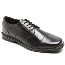 Oxfords & Lace-ups|Oxfords & Lace-ups>Rockport Men's Taylor Waterproof Cap Toe Oxford BLACK