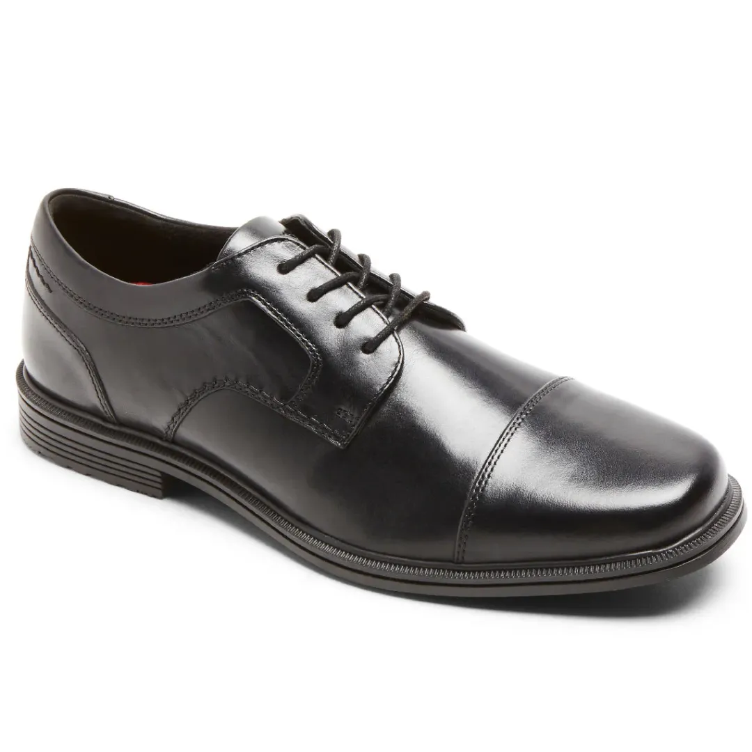 Oxfords & Lace-ups|Oxfords & Lace-ups>Rockport Men's Taylor Waterproof Cap Toe Oxford BLACK