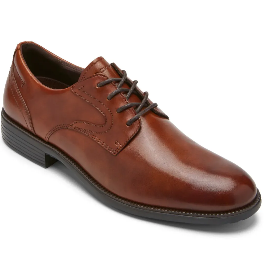 Oxfords & Lace-ups|Oxfords & Lace-ups>Rockport Men's Total Motion DresSport Plain Toe Oxford TAN