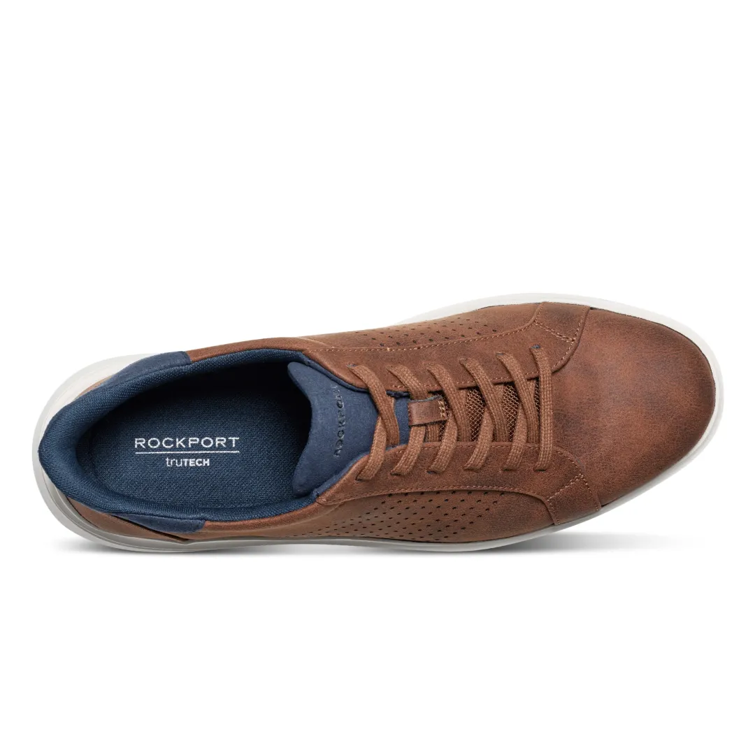 Sneakers|Sneakers>Rockport Men's Tristen Step Activated Lace-Up MediumBrown