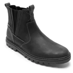 Boots|Boots>Rockport Men's Weather or Not Waterproof Chelsea Boot BLACKLEATHER/SUEDE