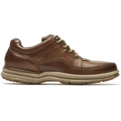 Oxfords & Lace-ups|Oxfords & Lace-ups>Rockport Men's World Tour Classic Lace Up BROWNLEATHER