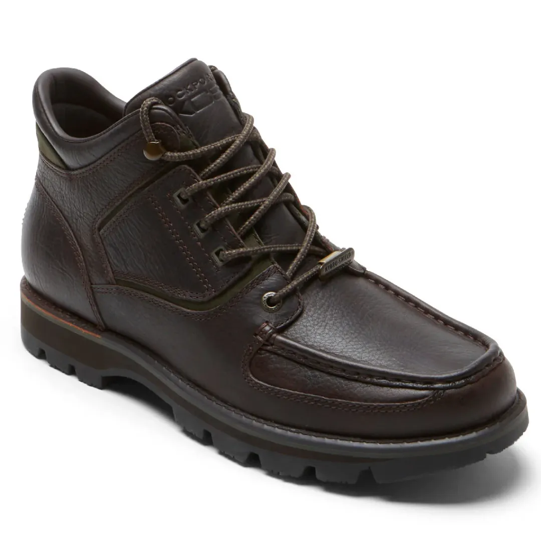 Boots|Boots>Rockport Men's XCS Umbwe II Waterproof Moc Front Trail Boot CHOCOLATE/GREEN