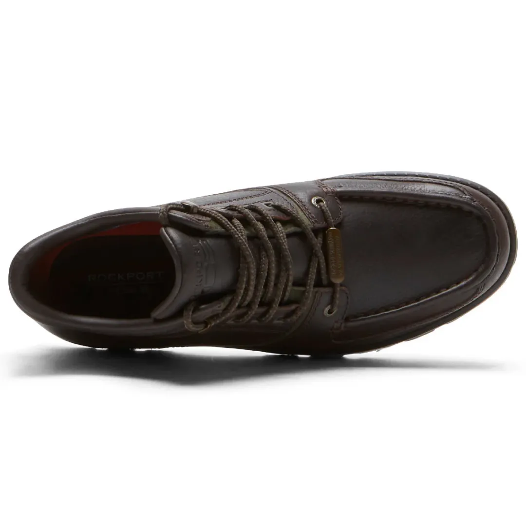 Boots|Boots>Rockport Men's XCS Umbwe II Waterproof Moc Front Trail Boot CHOCOLATE/GREEN