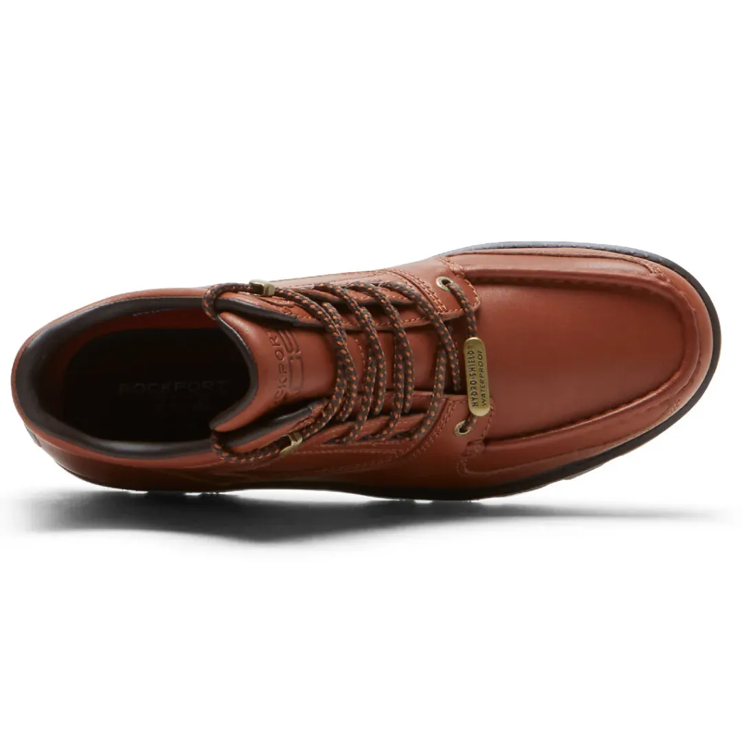 Boots|Boots>Rockport Men's XCS Umbwe II Waterproof Moc Front Trail Boot MAHOGANYLEATHER