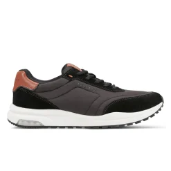 Sneakers|Sneakers>Rockport X Reebok Men's DMX™ Brock Casual Lace-up Sneakers Black