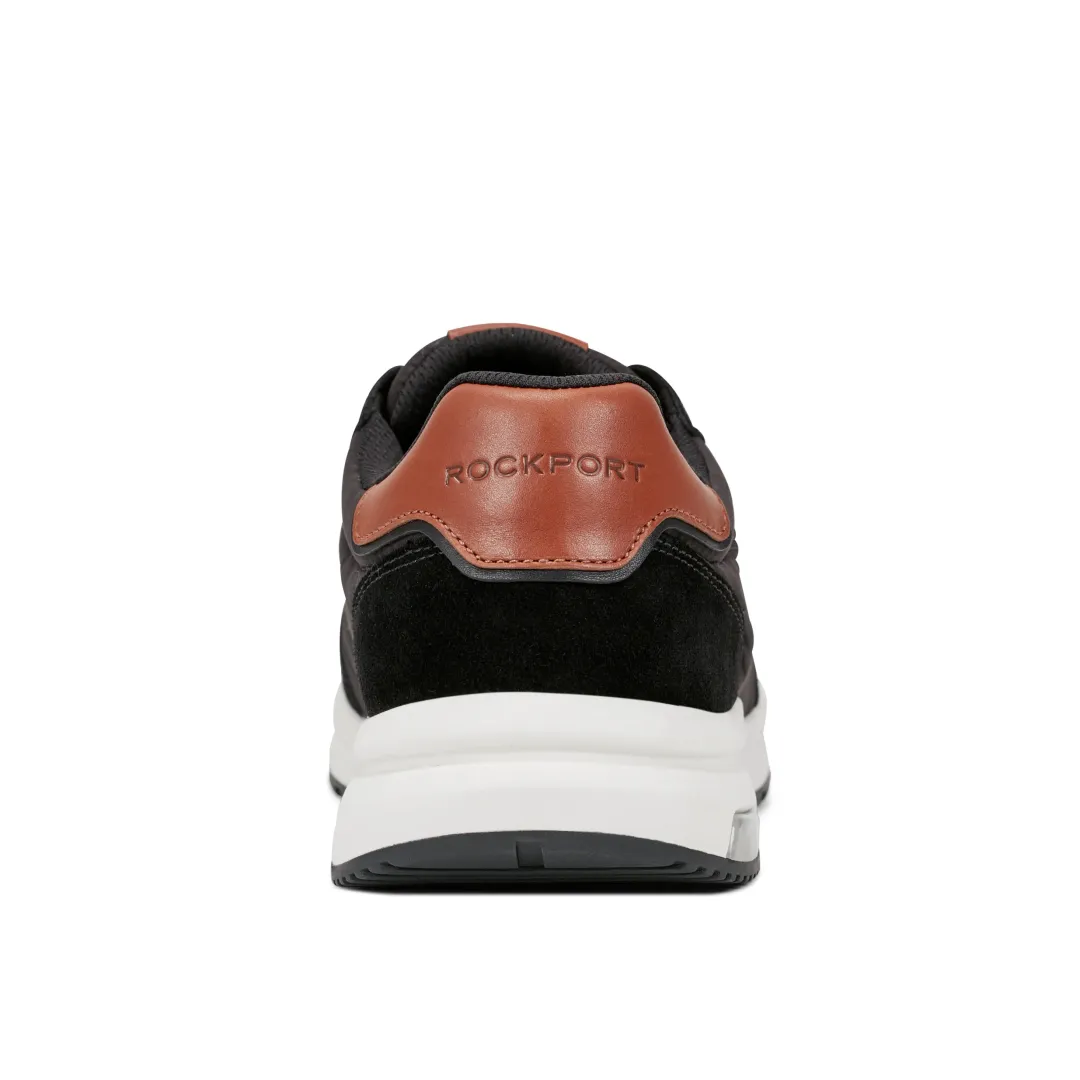 Sneakers|Sneakers>Rockport X Reebok Men's DMX™ Brock Casual Lace-up Sneakers Black