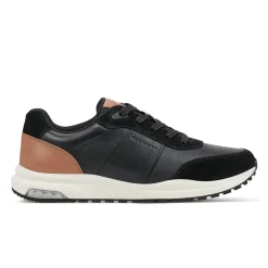 Sneakers|Sneakers>Rockport X Reebok Men's DMX™ Baker Casual Lace-up Sneakers Black