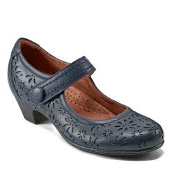 Heels>Rockport Women's Alesia Perforated Mary Jane Heel DarkBlue