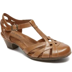 Heels>Rockport Women's Aubrey T-Strap Heel TAN