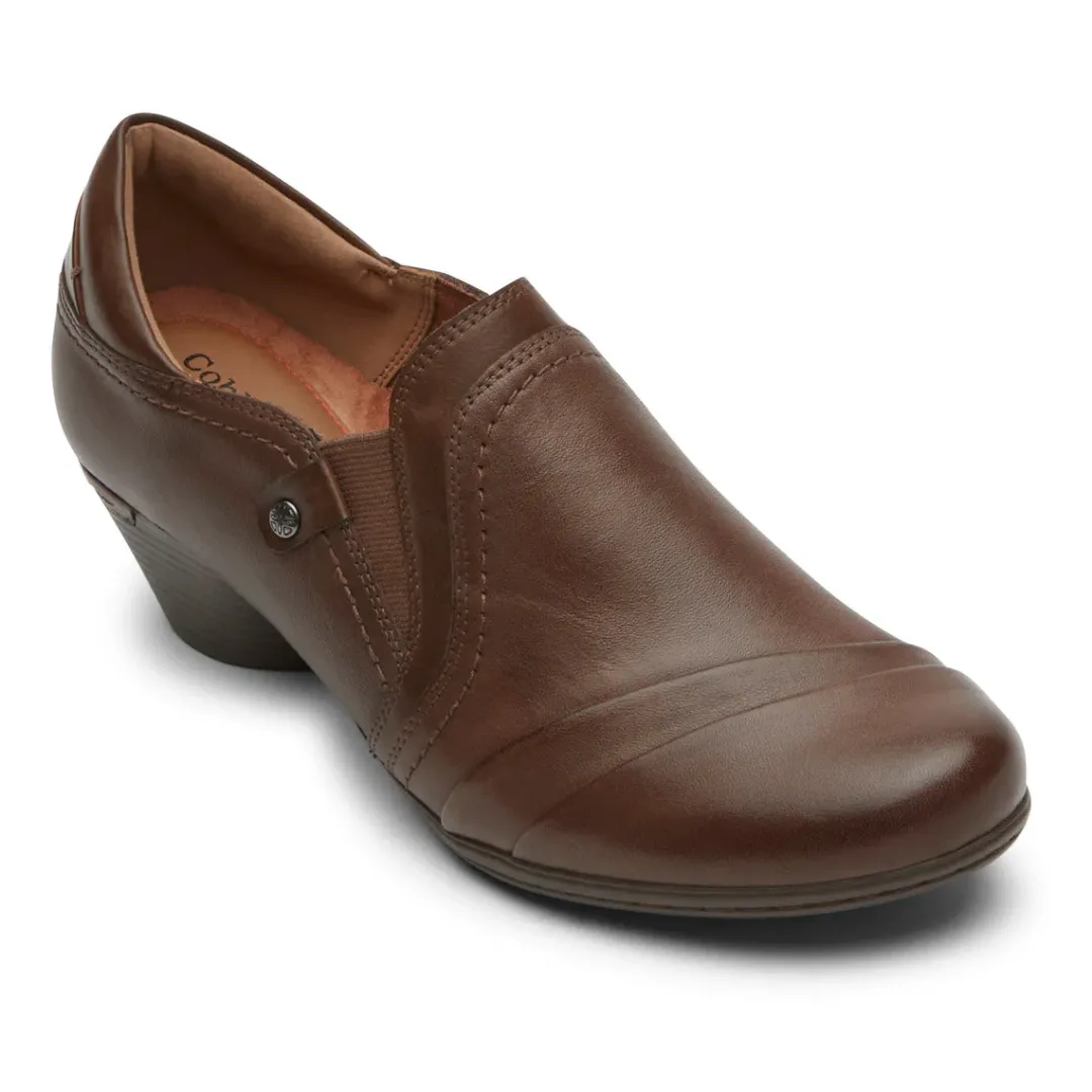 Walking Shoes>Rockport Women's Laurel Slip-On Shoe BARKLTHR