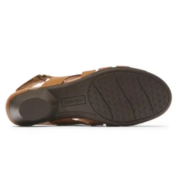 Sandals>Rockport Women's Laurel Woven Sandal Honey