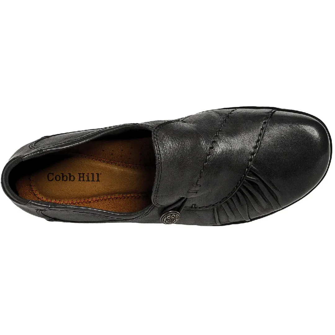 Walking Shoes>Rockport Women's Paulette Slip-On Shoe BLACK