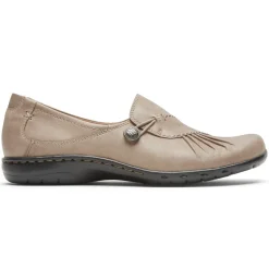 Walking Shoes>Rockport Women's Paulette Slip-On Shoe DOVE