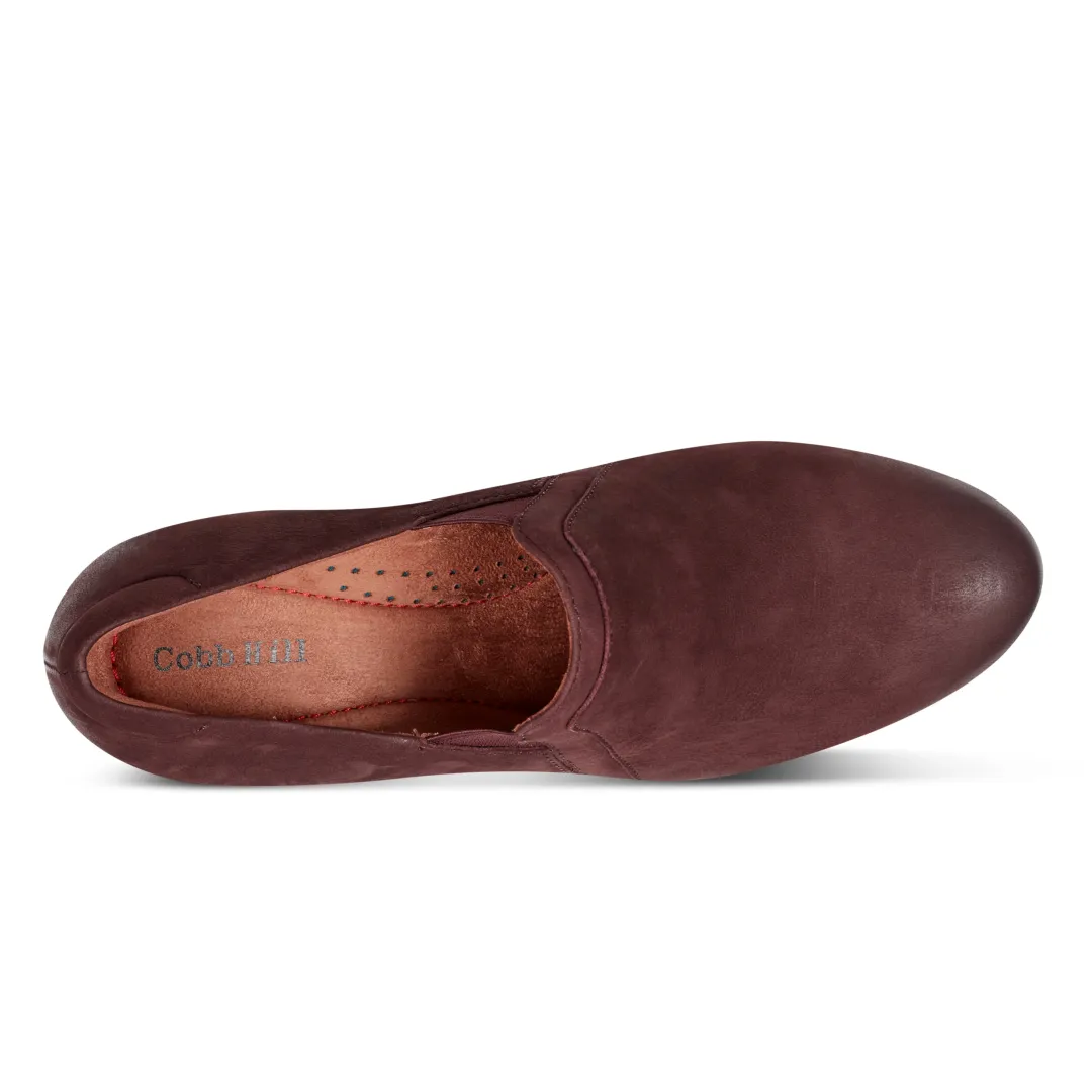 Heels>Rockport Women's Winny Casual Slip-on Shoes DarkRed