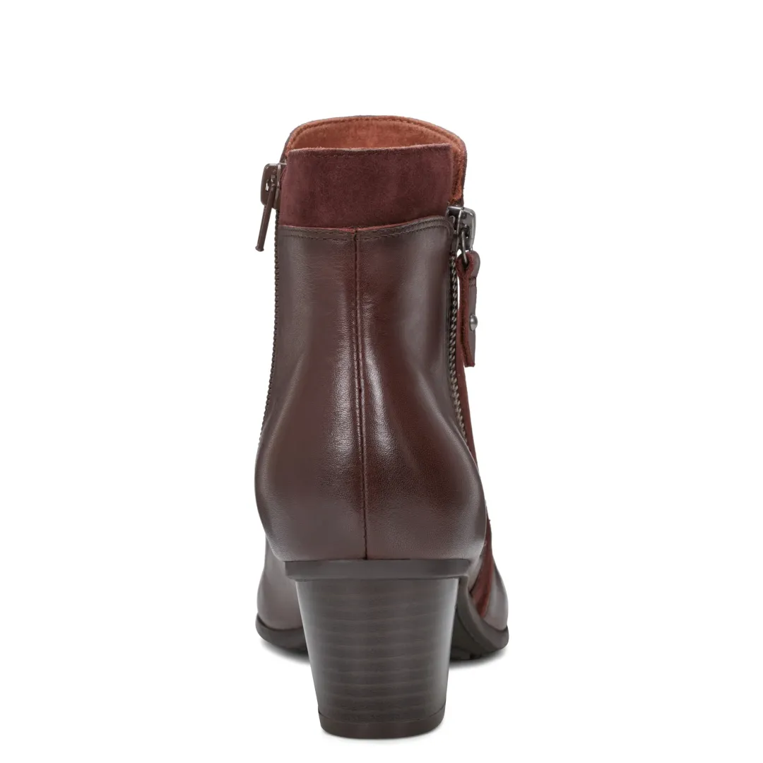 Boots>Rockport Women's Wynter Casual Booties DarkRed